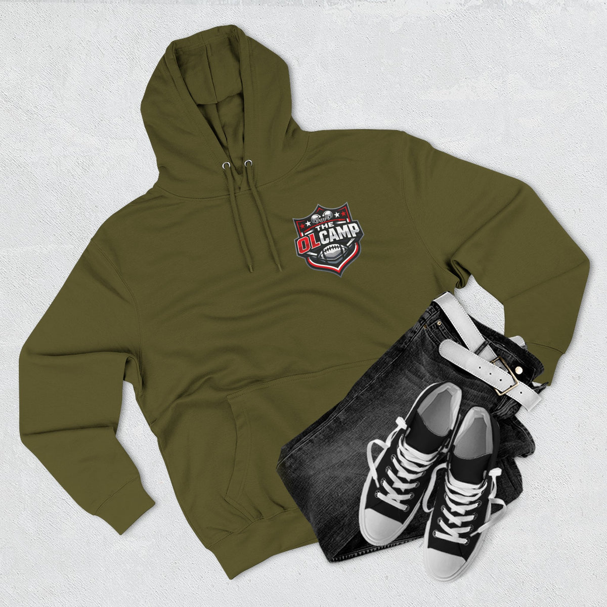 I PLAY OL Three-Panel Signature Fleece Hoodie
