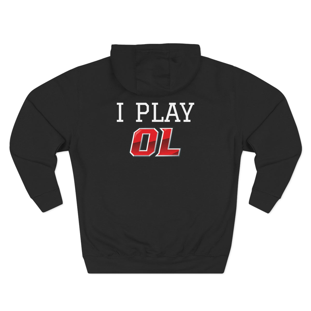 I PLAY OL Three-Panel Signature Fleece Hoodie