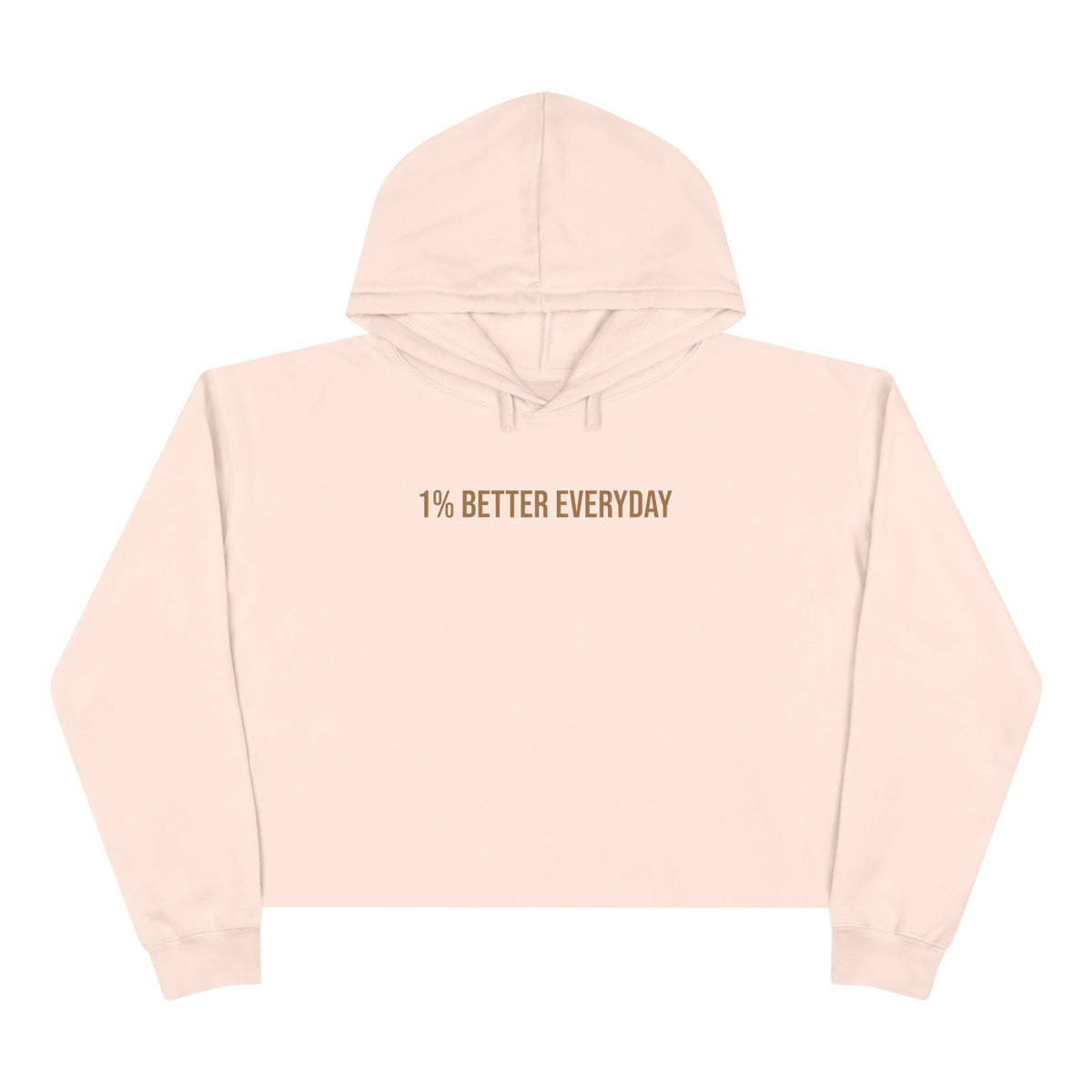1% Better Everyday Women’s Crop Hoodie
