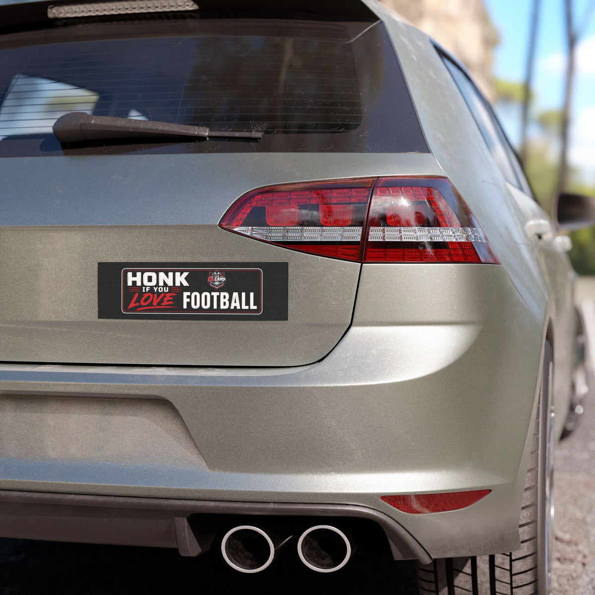 "Honk If You Love Football" Car Magnet