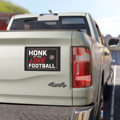 "Honk If You Love Football" Car Magnet
