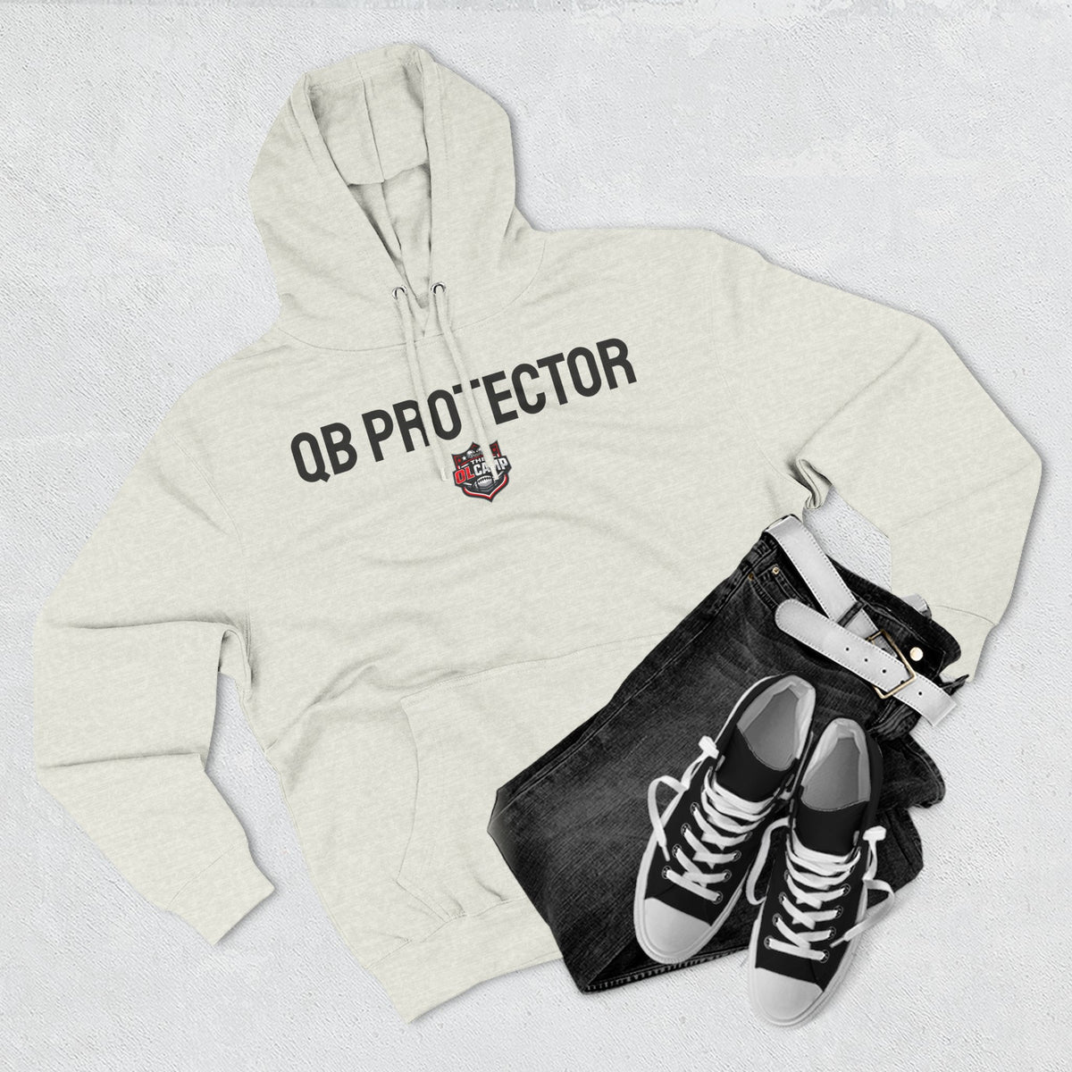 QB Protector Three-Panel Signature Fleece Hoodie