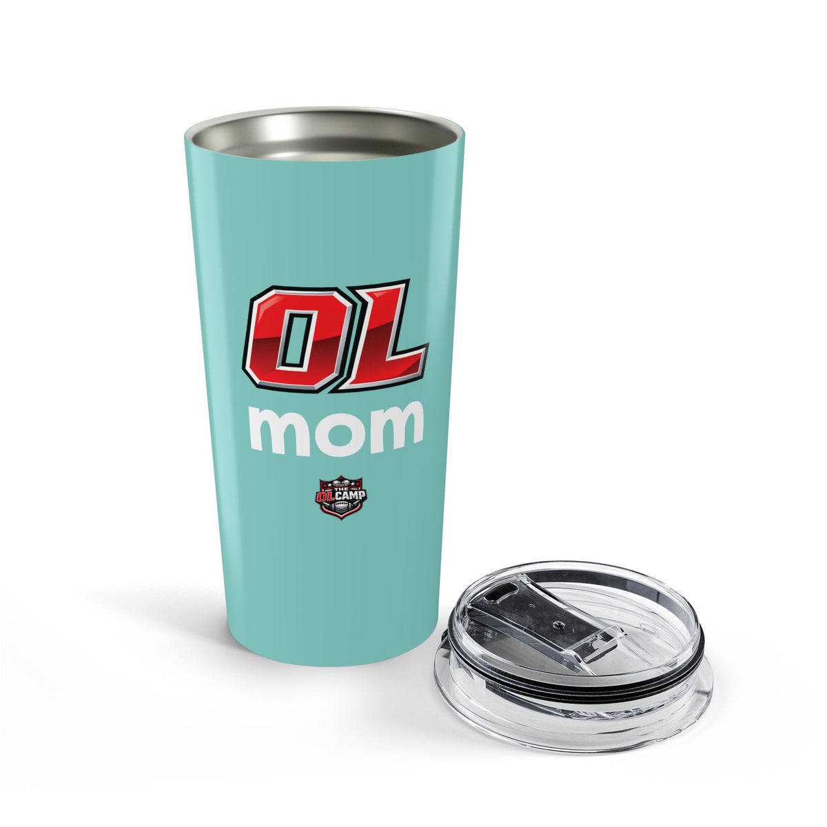 OL Mom Tumbler 20oz 'Soft Aqua'