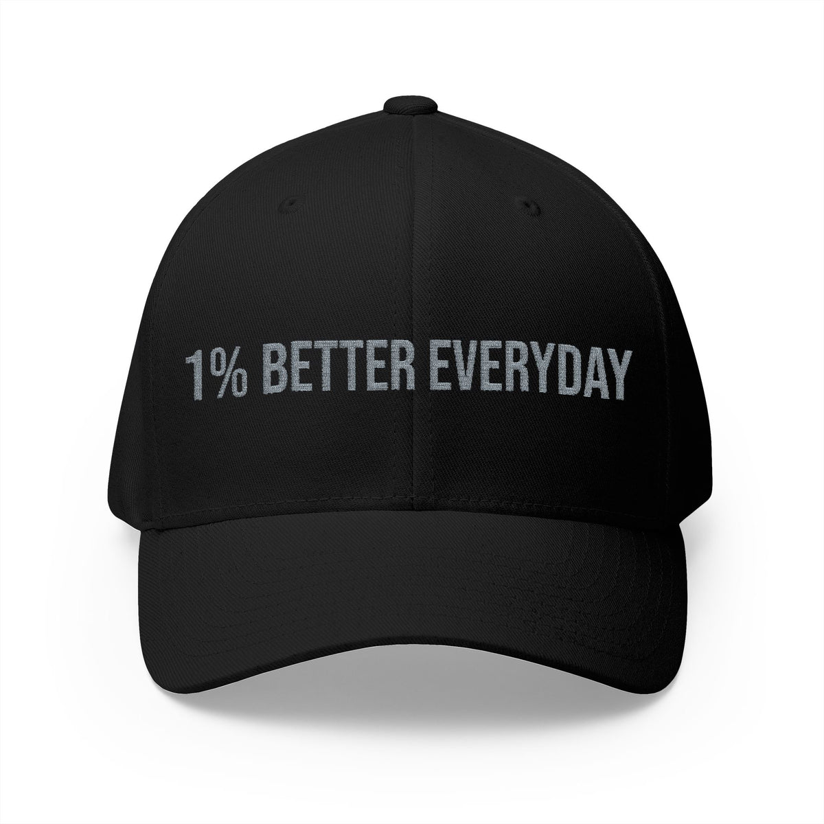 1% Better Everyday Embroidered Closed-Back Cap