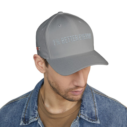 1% Better Everyday Embroidered Closed-Back Cap