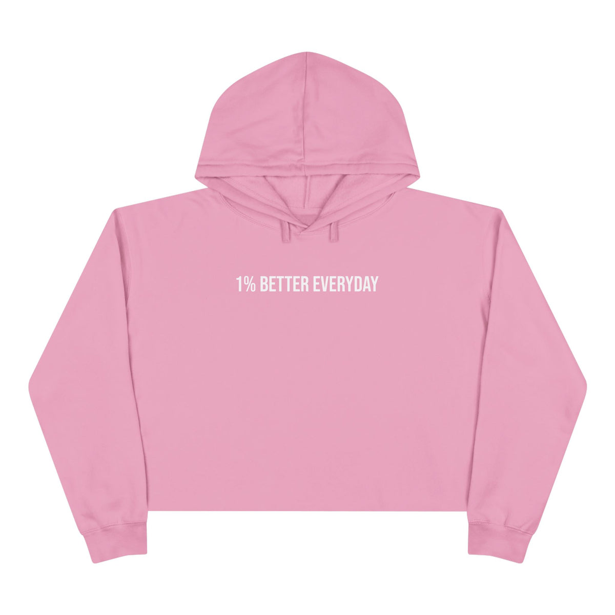 1% Better Everyday Women’s Crop Hoodie
