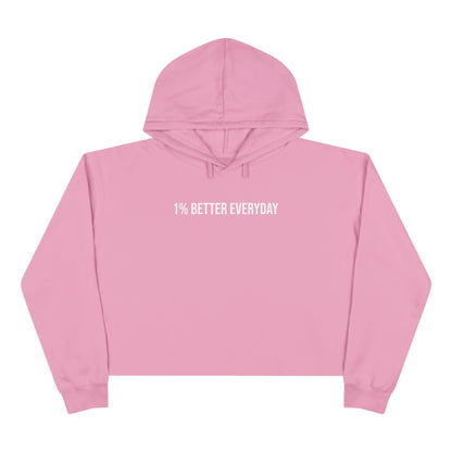 1% Better Everyday Women’s Crop Hoodie