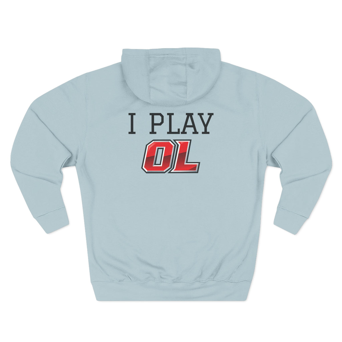 I PLAY OL Three-Panel Signature Fleece Hoodie