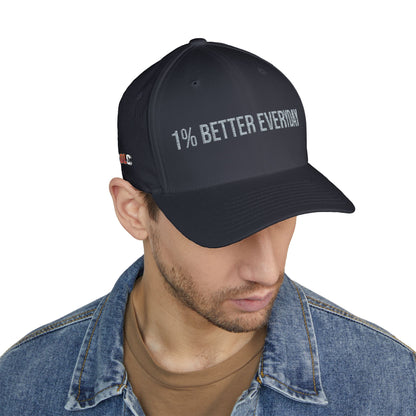 1% Better Everyday Embroidered Closed-Back Cap