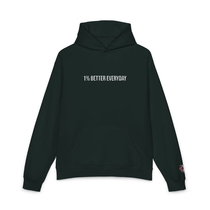 1% Better Everyday Premium Embroidered Hoodie