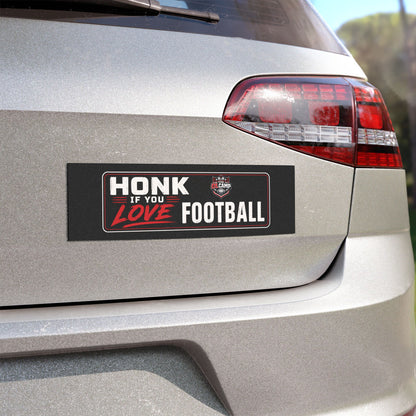 "Honk If You Love Football" Car Magnet