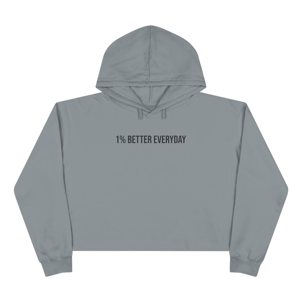 1% Better Everyday Women’s Crop Hoodie