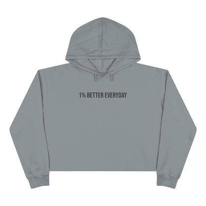 1% Better Everyday Women’s Crop Hoodie