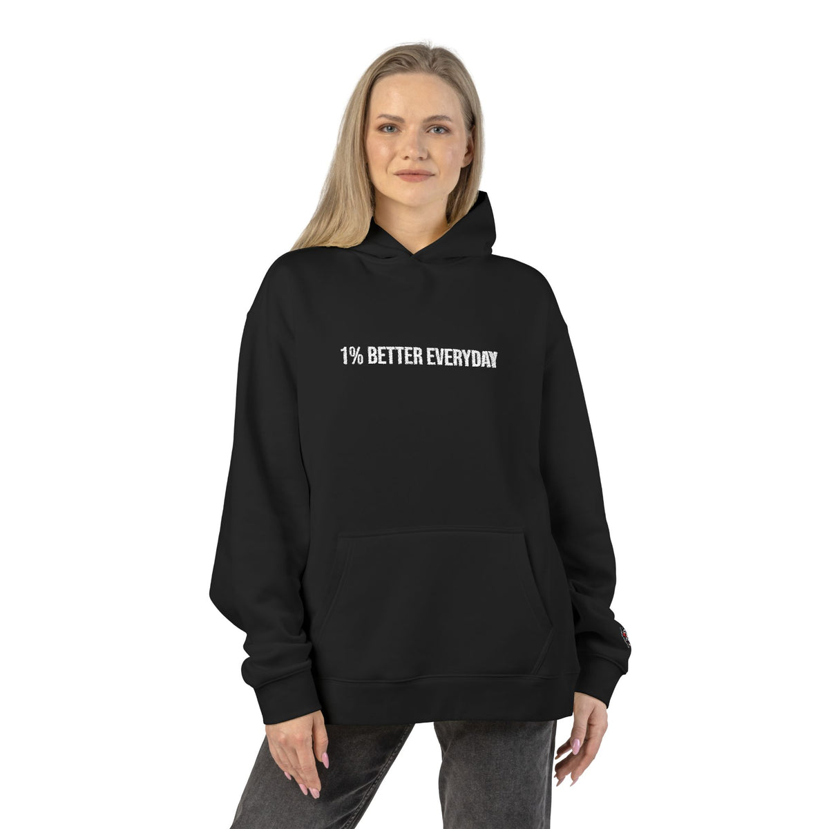 1% Better Everyday Premium Embroidered Hoodie