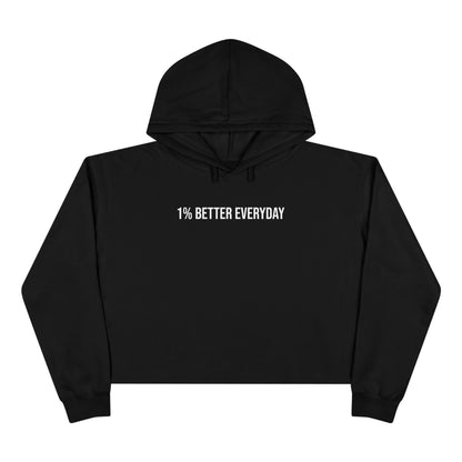 1% Better Everyday Women’s Crop Hoodie