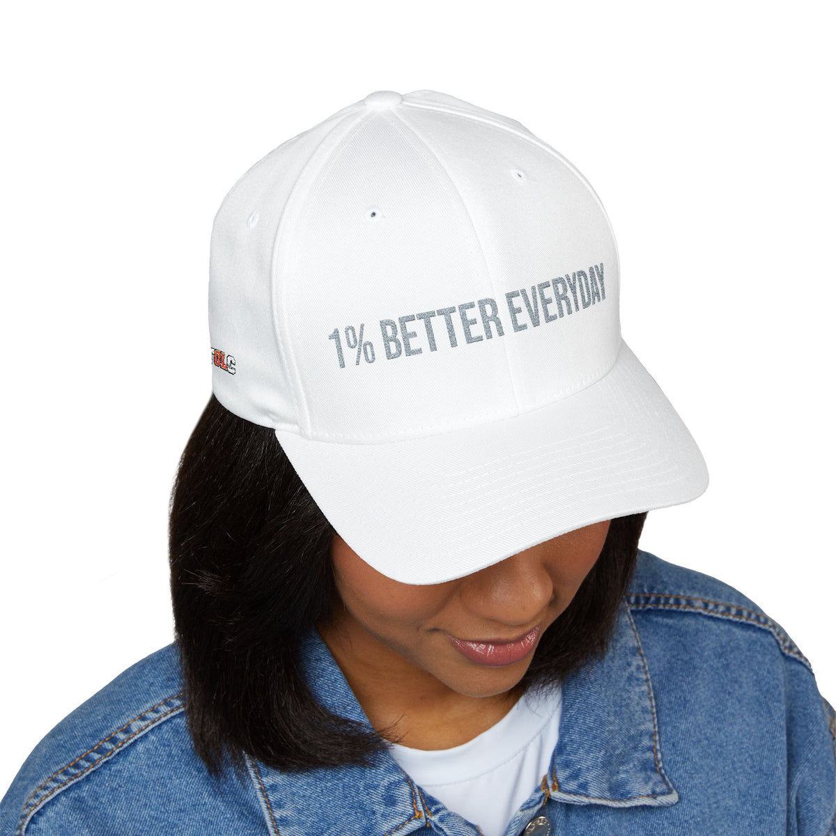 1% Better Everyday Embroidered Closed-Back Cap