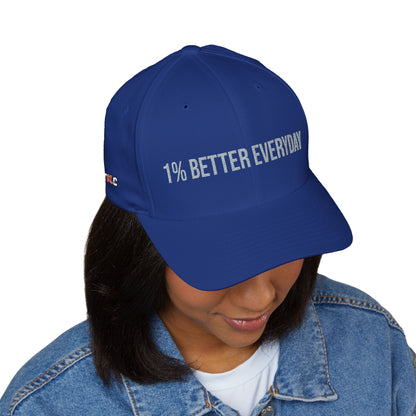 1% Better Everyday Embroidered Closed-Back Cap