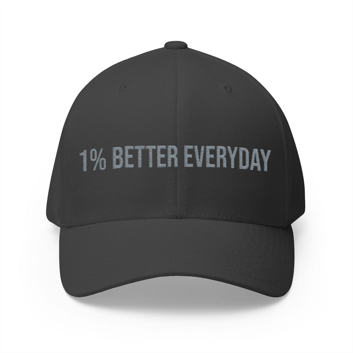 1% Better Everyday Embroidered Closed-Back Cap
