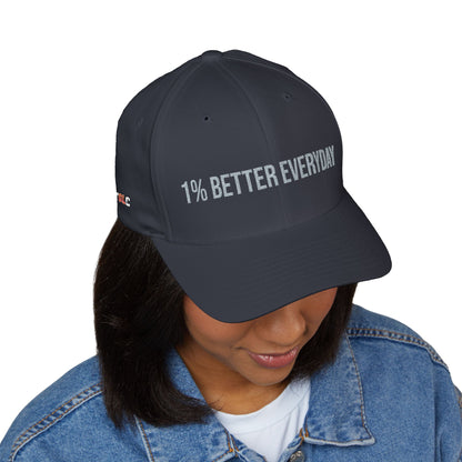 1% Better Everyday Embroidered Closed-Back Cap