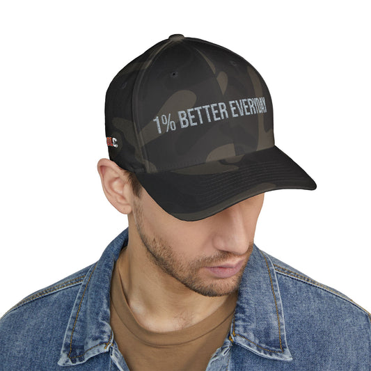 1% Better Everyday Embroidered Closed-Back Cap