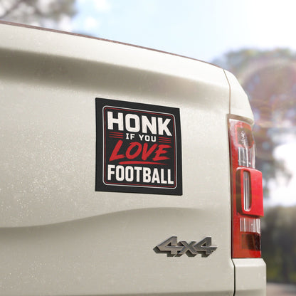"Honk If You Love Football" Car Magnet