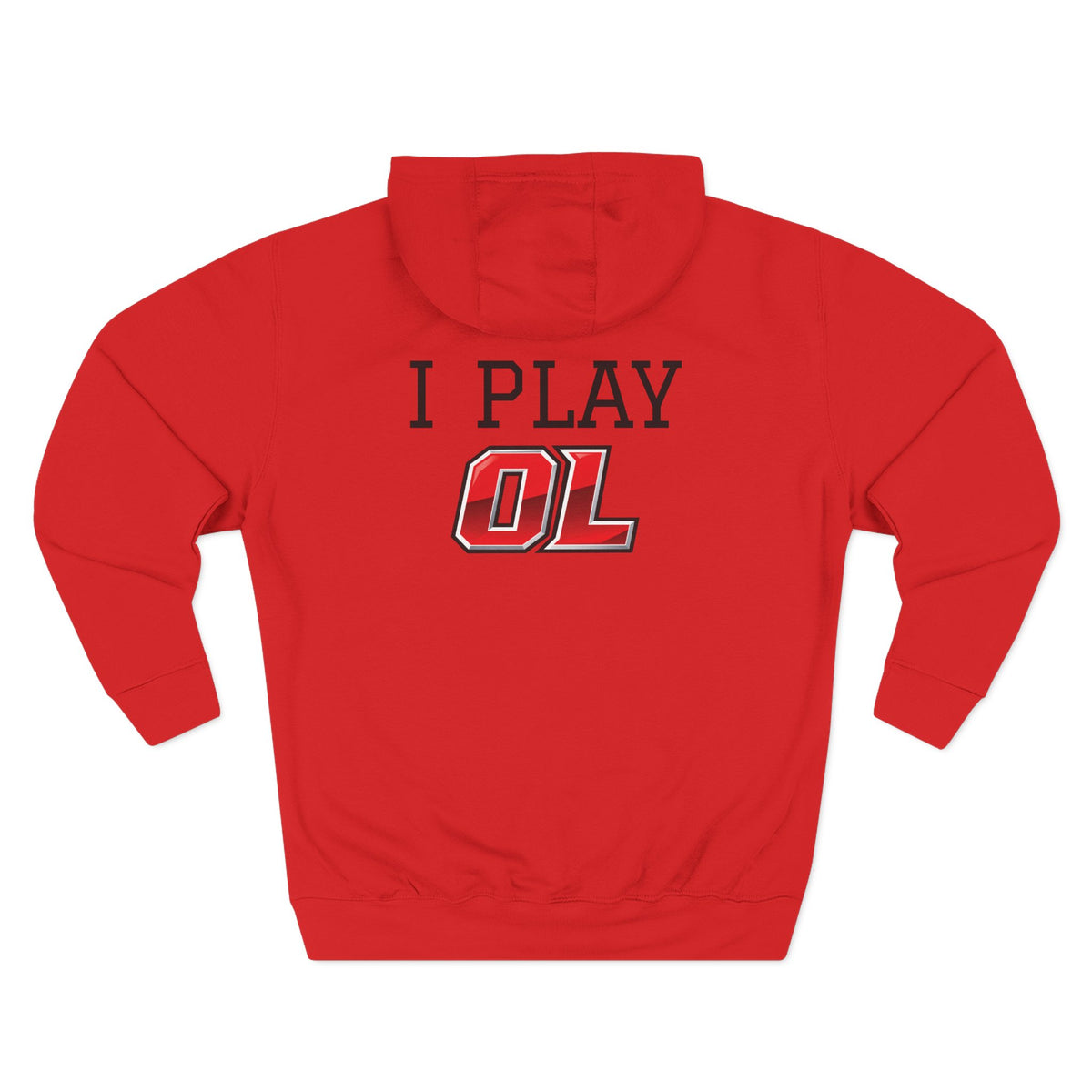 I PLAY OL Three-Panel Signature Fleece Hoodie