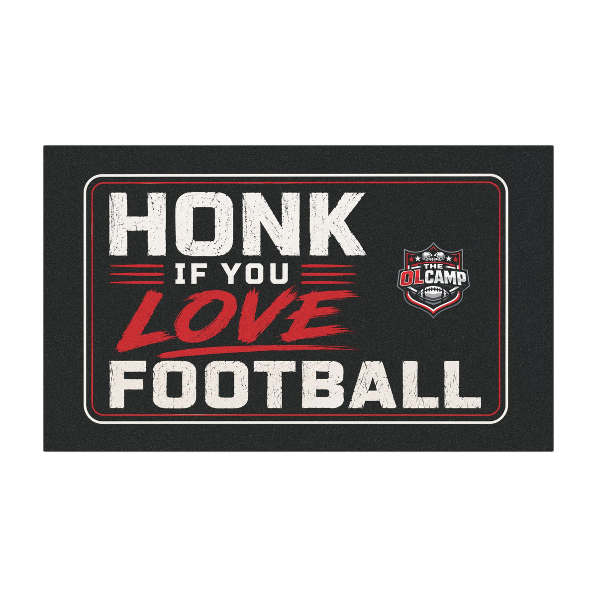 "Honk If You Love Football" Car Magnet