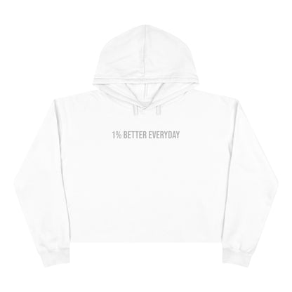 1% Better Everyday Women’s Crop Hoodie