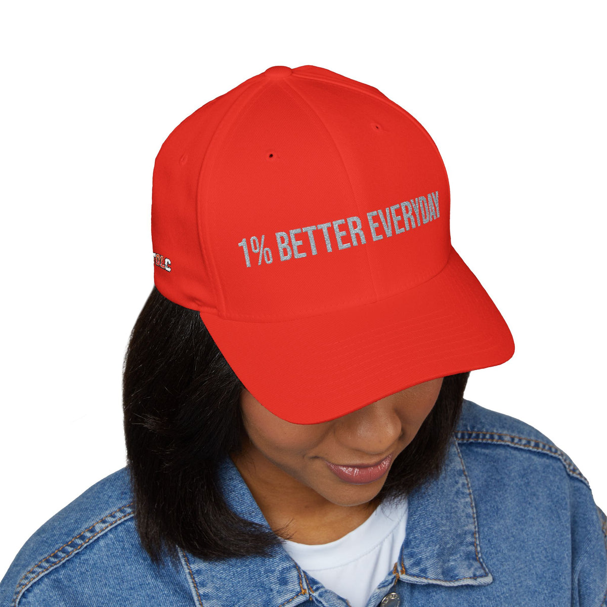 1% Better Everyday Embroidered Closed-Back Cap