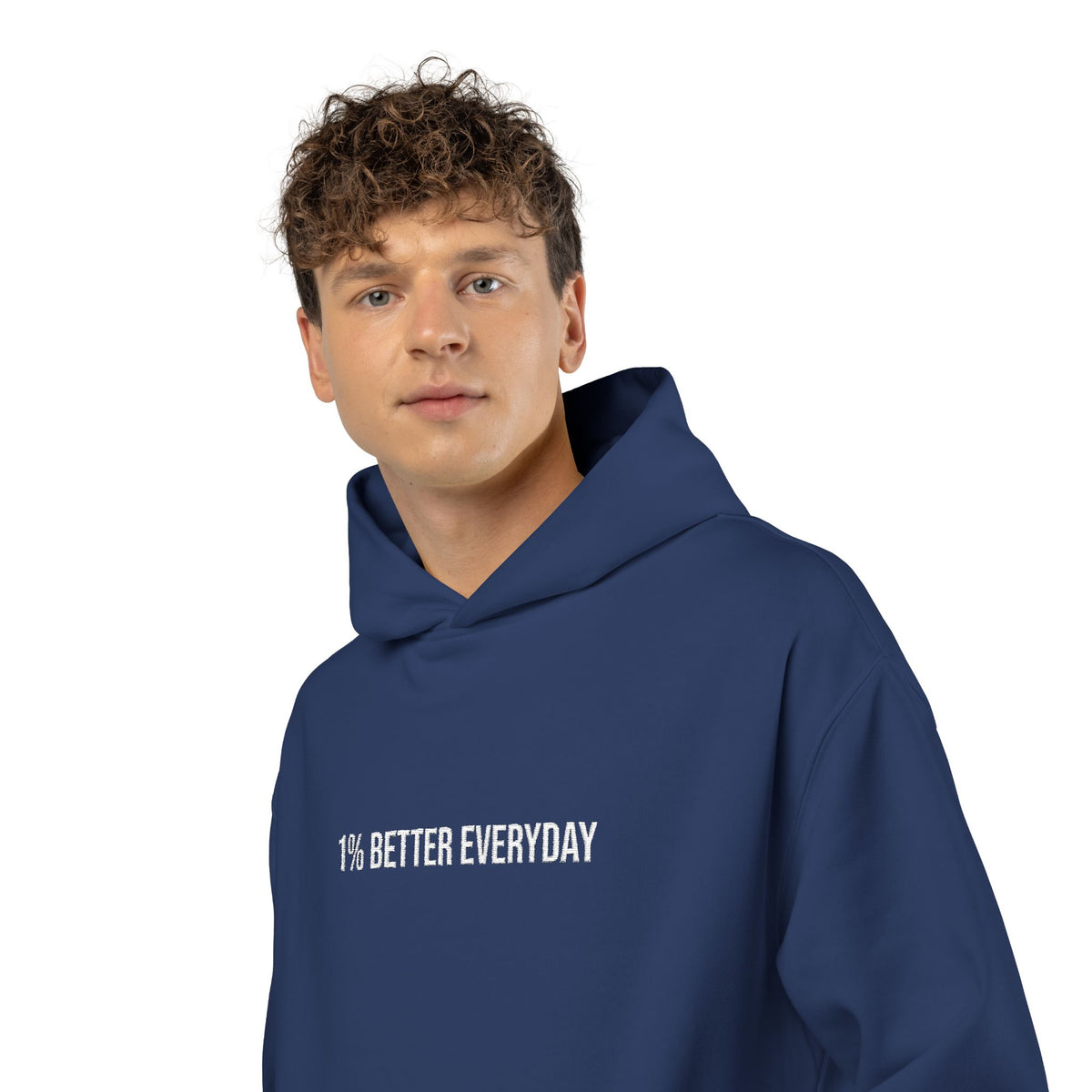 1% Better Everyday Premium Embroidered Hoodie