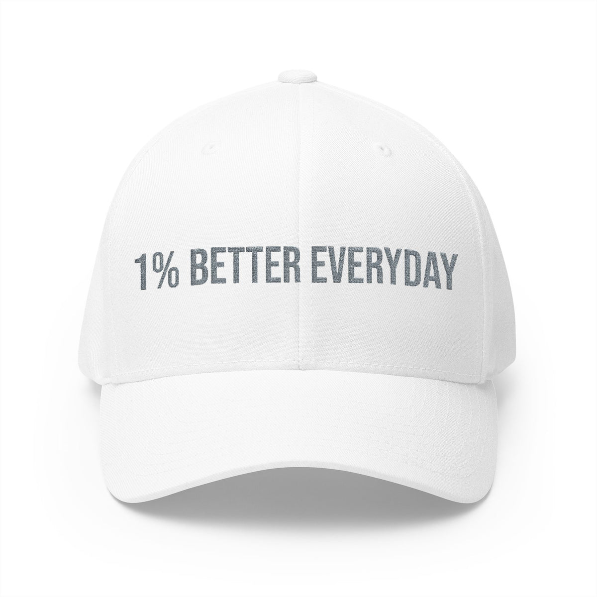 1% Better Everyday Embroidered Closed-Back Cap
