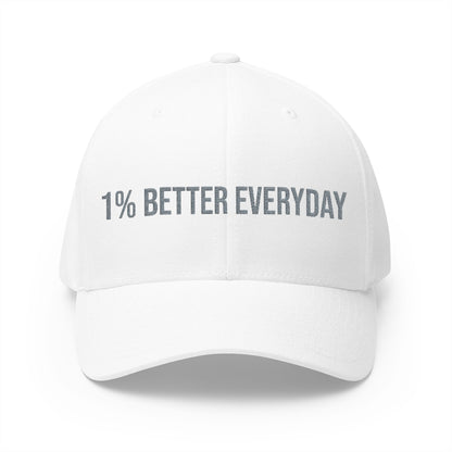 1% Better Everyday Embroidered Closed-Back Cap