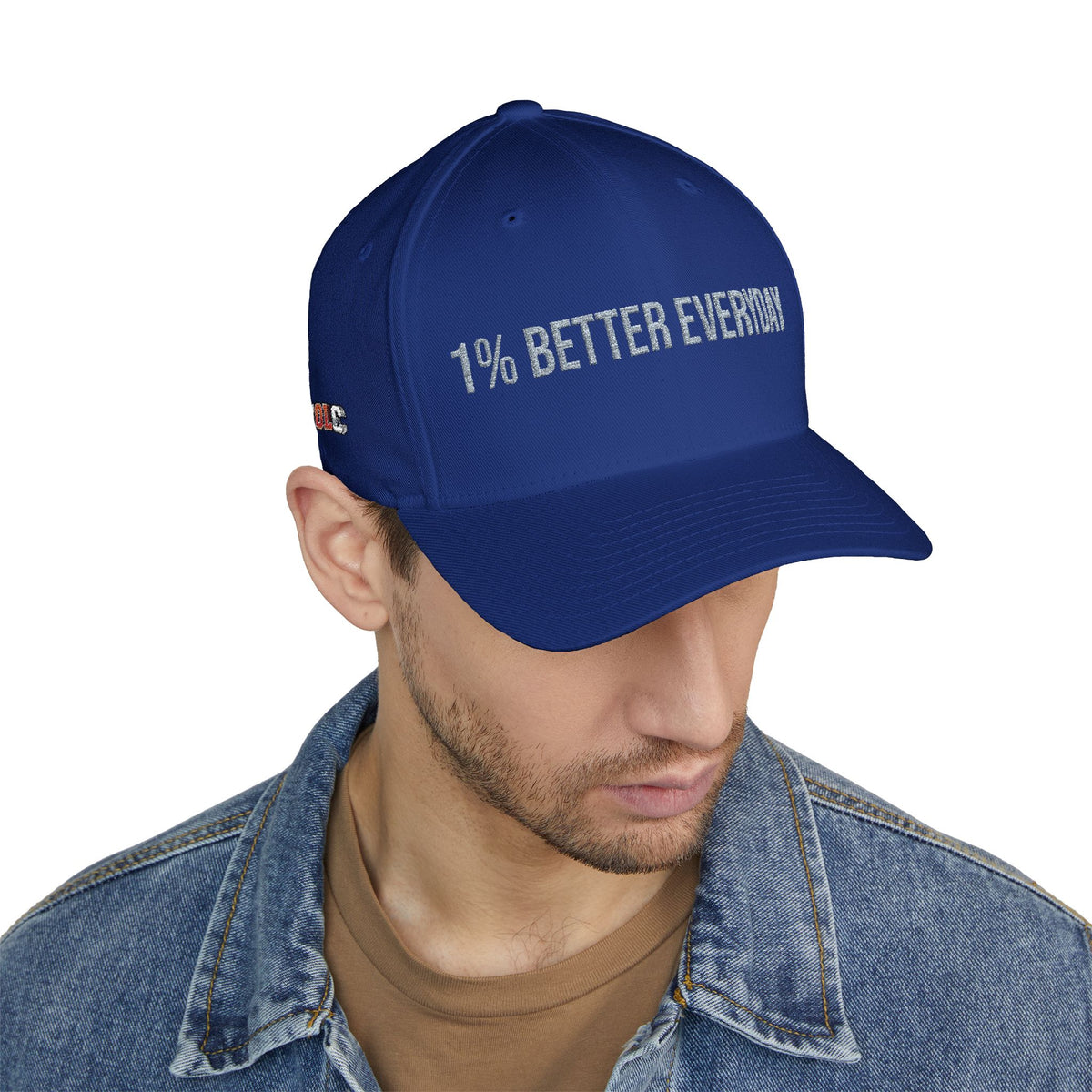 1% Better Everyday Embroidered Closed-Back Cap