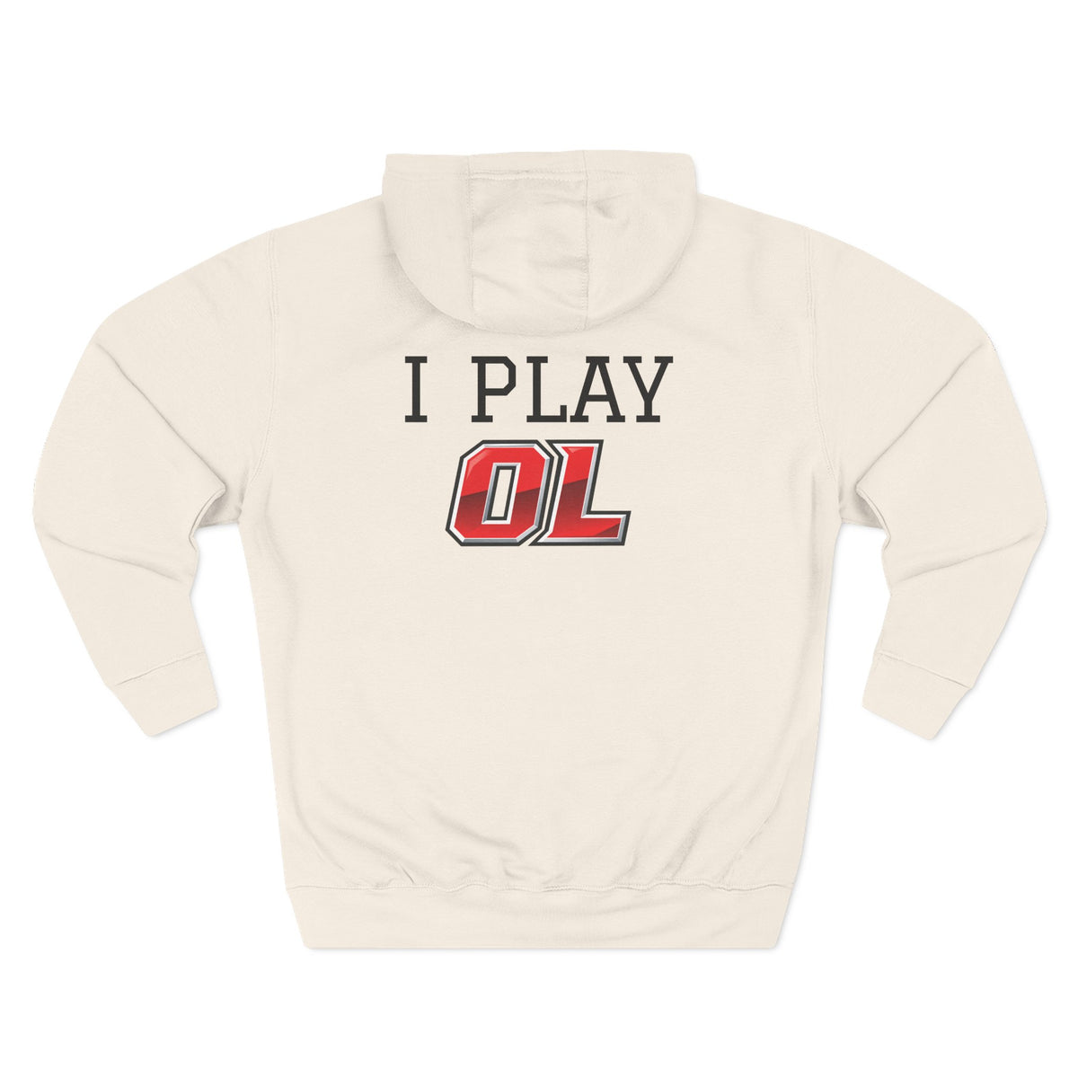 I PLAY OL Three-Panel Signature Fleece Hoodie