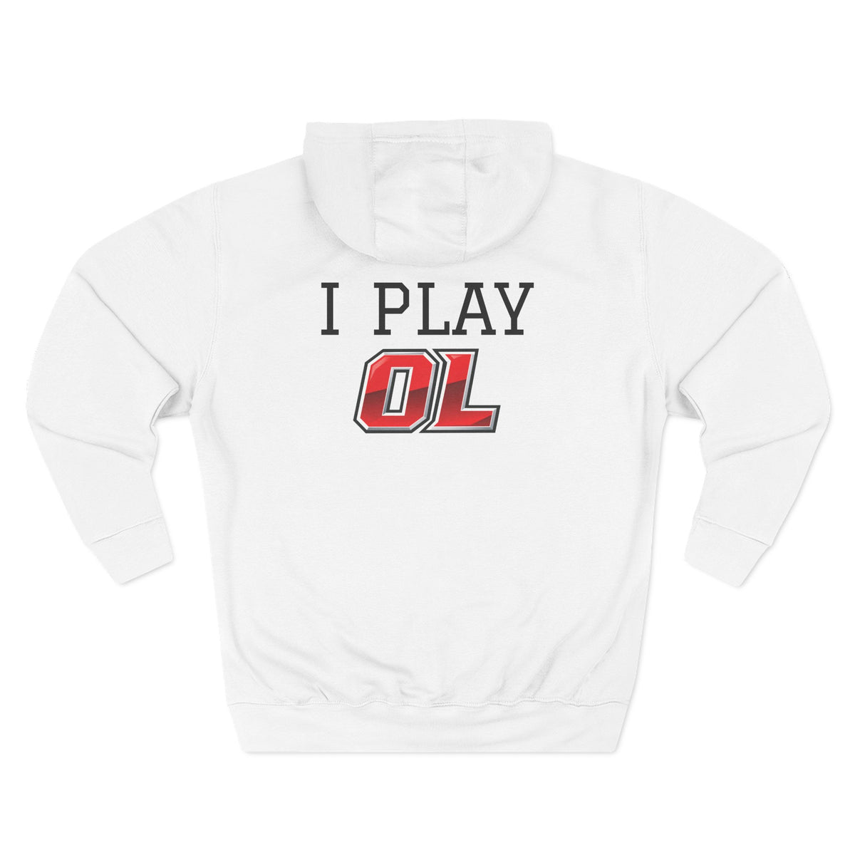 I PLAY OL Three-Panel Signature Fleece Hoodie