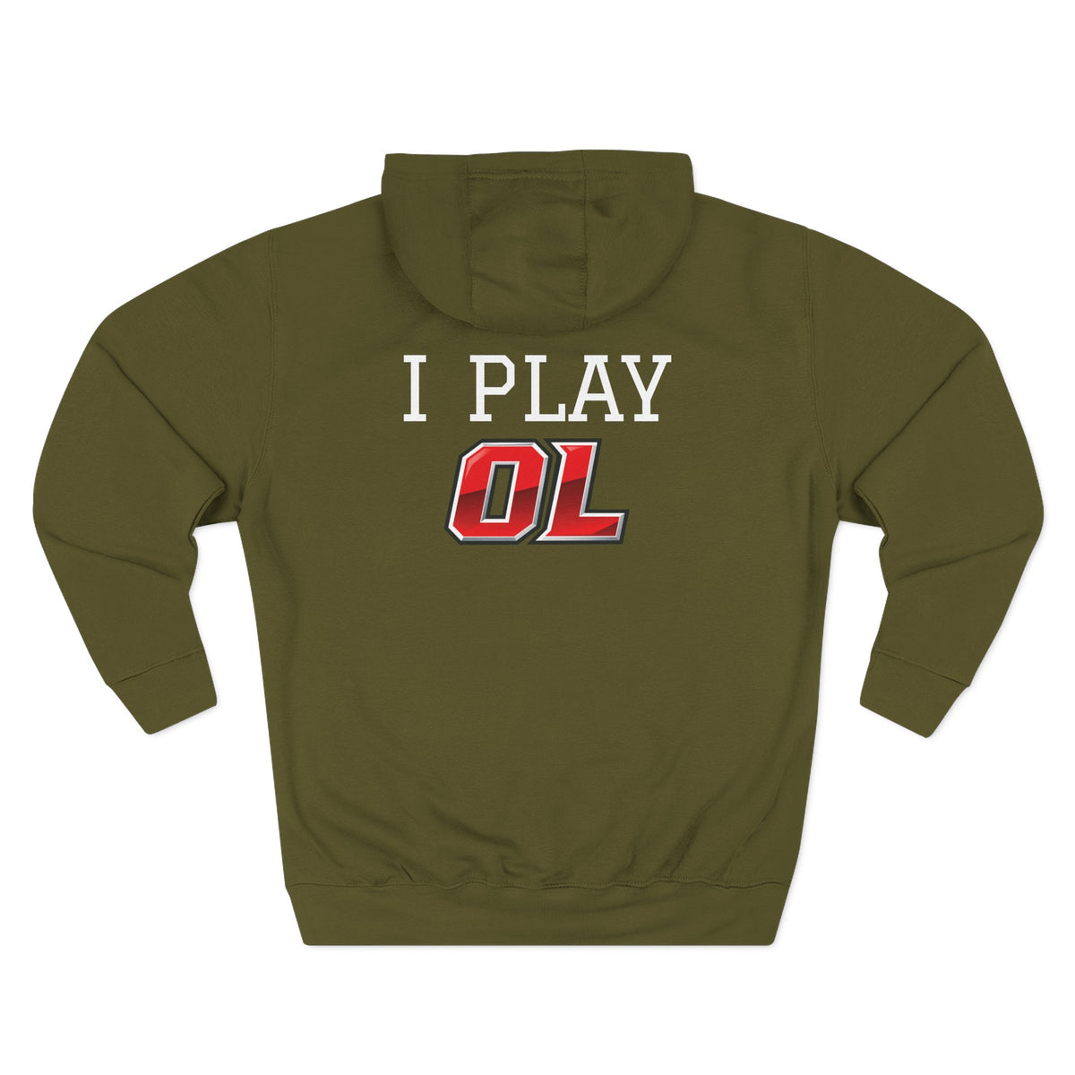 I PLAY OL Three-Panel Signature Fleece Hoodie