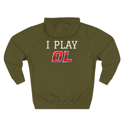 I PLAY OL Three-Panel Signature Fleece Hoodie