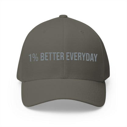 1% Better Everyday Embroidered Closed-Back Cap