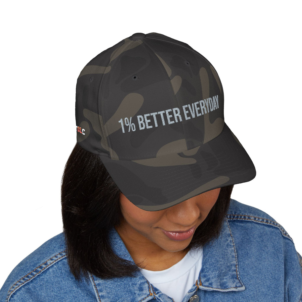 1% Better Everyday Embroidered Closed-Back Cap