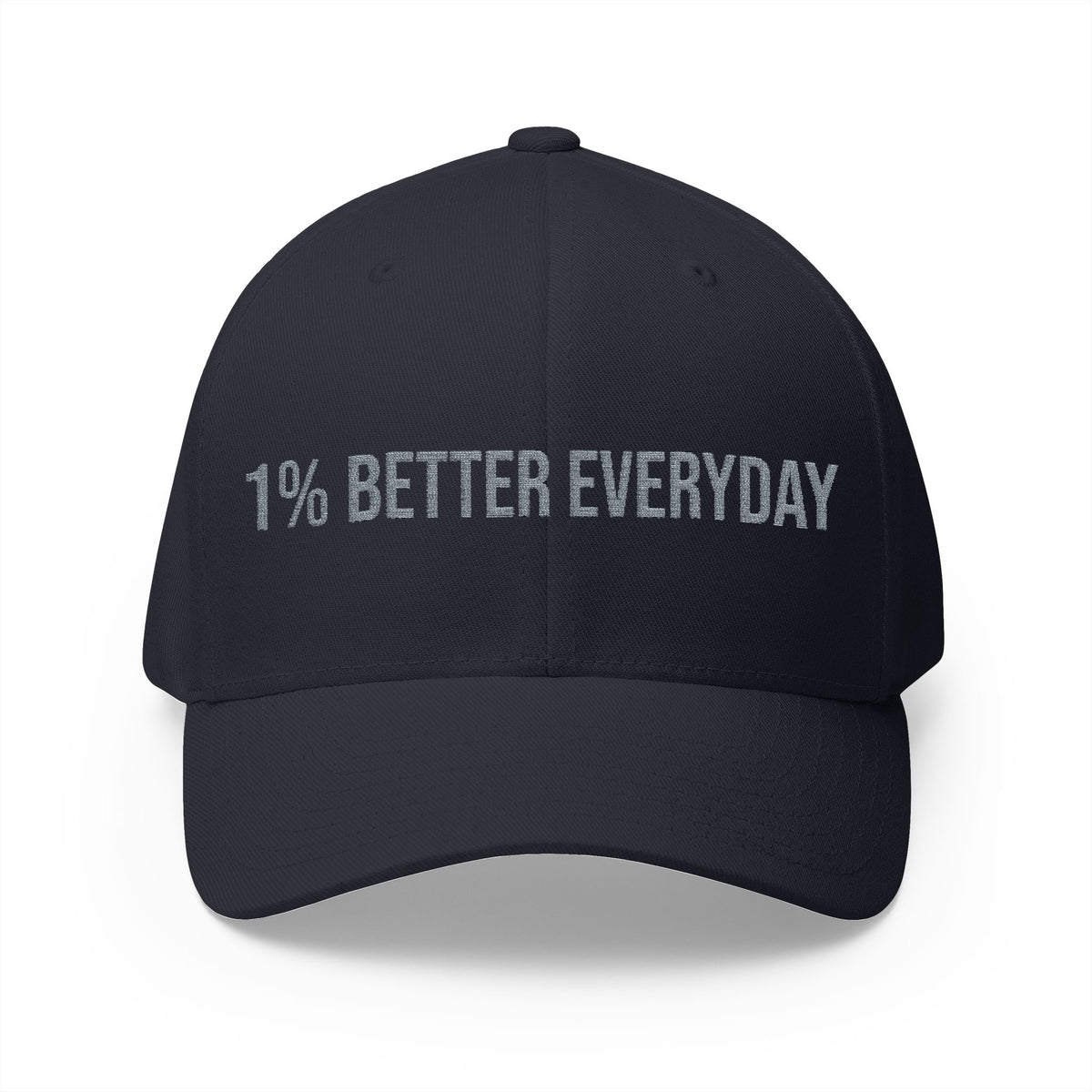 1% Better Everyday Embroidered Closed-Back Cap