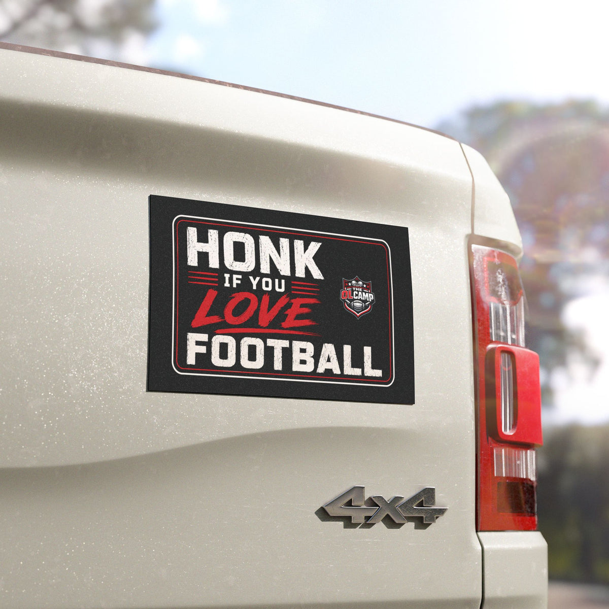 "Honk If You Love Football" Car Magnet