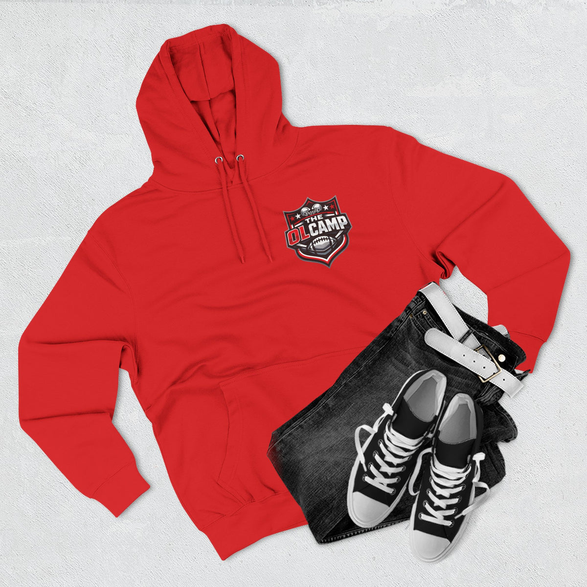 I PLAY OL Three-Panel Signature Fleece Hoodie