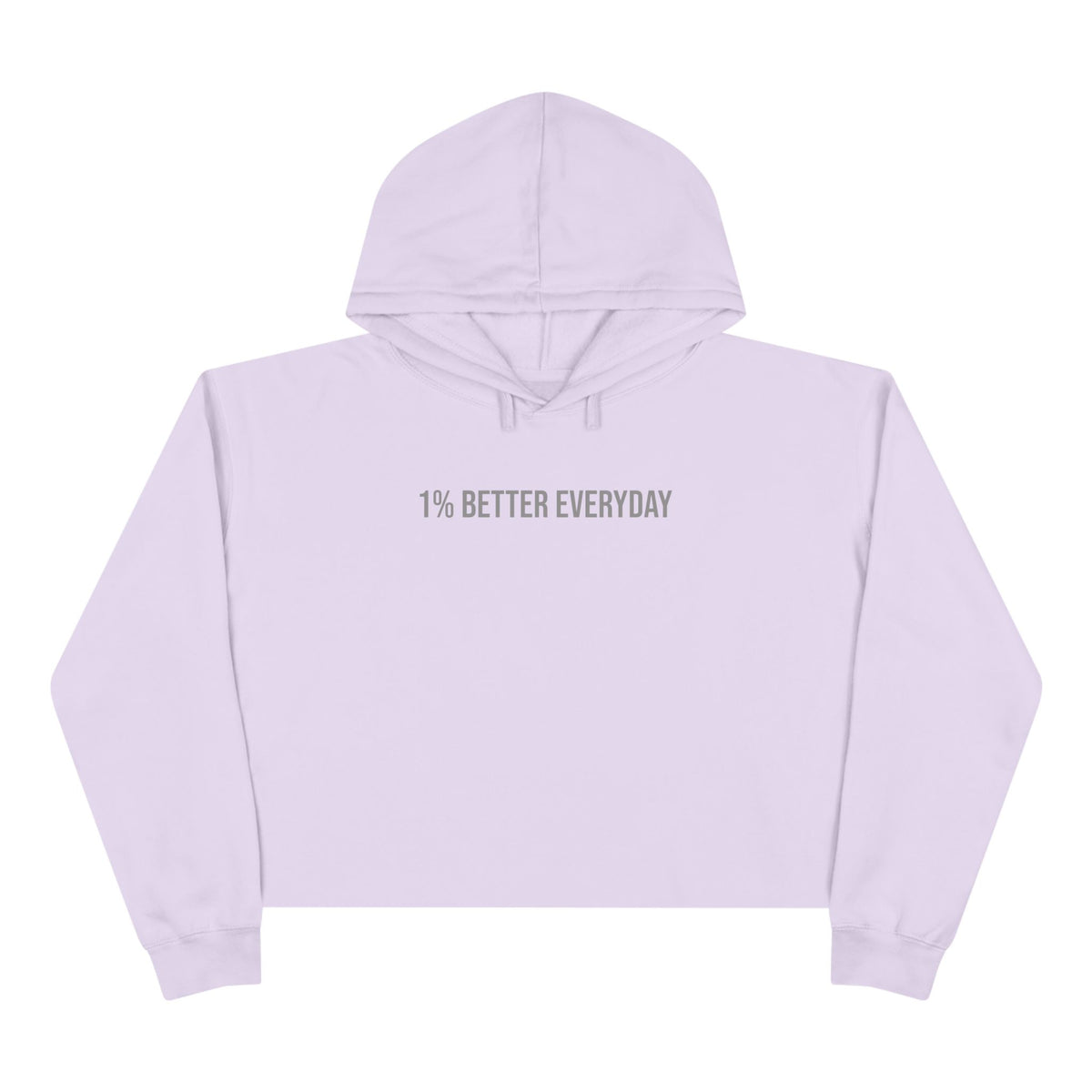 1% Better Everyday Women’s Crop Hoodie