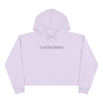 1% Better Everyday Women’s Crop Hoodie