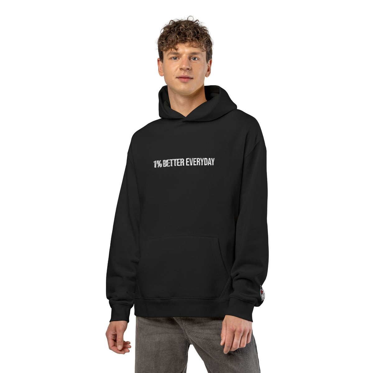 1% Better Everyday Premium Embroidered Hoodie