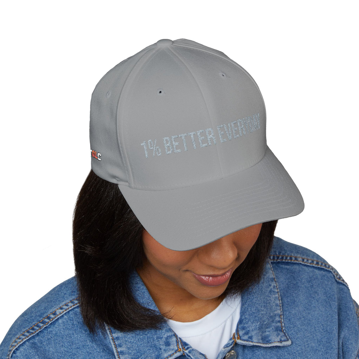 1% Better Everyday Embroidered Closed-Back Cap