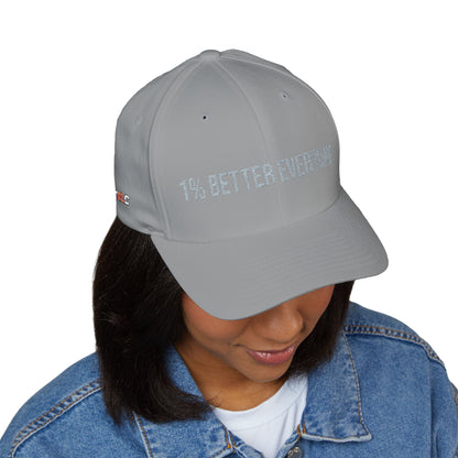 1% Better Everyday Embroidered Closed-Back Cap