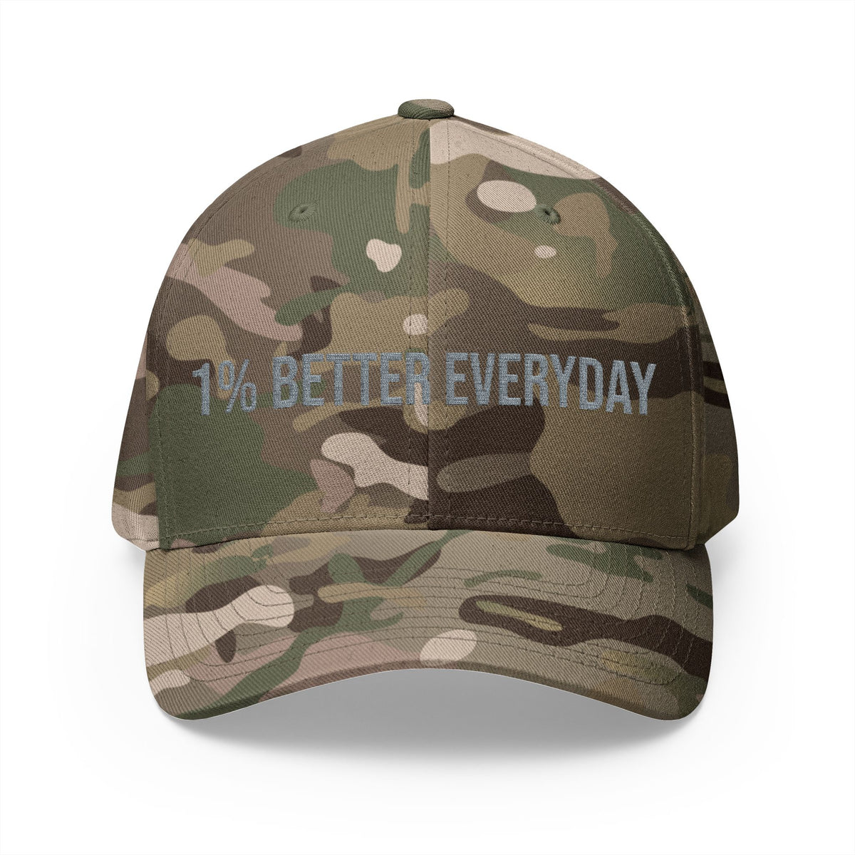 1% Better Everyday Embroidered Closed-Back Cap