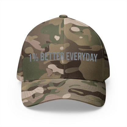 1% Better Everyday Embroidered Closed-Back Cap