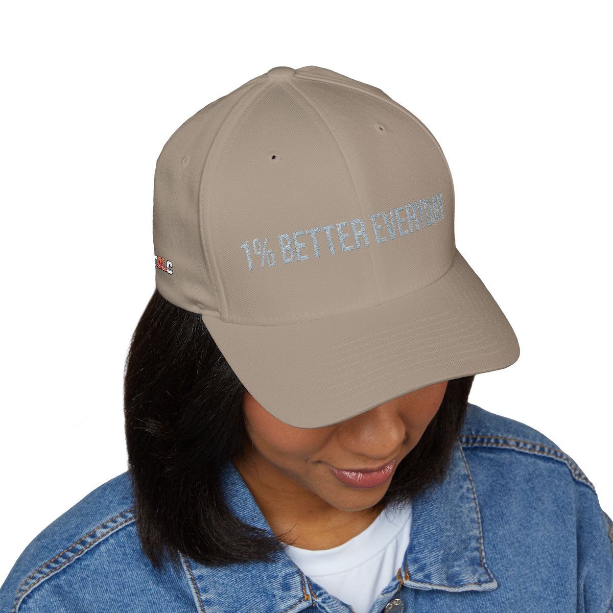 1% Better Everyday Embroidered Closed-Back Cap